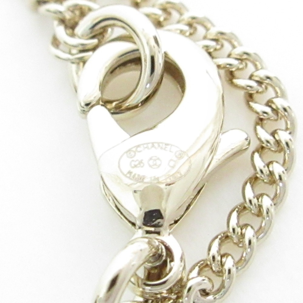CHANEL Gold Pearl Logo Necklace - Picture 10 of 11